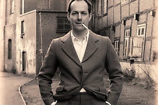 Johannes Kirchberg vertont Lyrik von Wolfgang Borchert in der Kumedi in Riegel