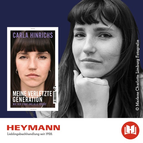 Carla Hinrichs: „Meine verletzte Generation“ - HAMBURG - 11.04.2026 19:00