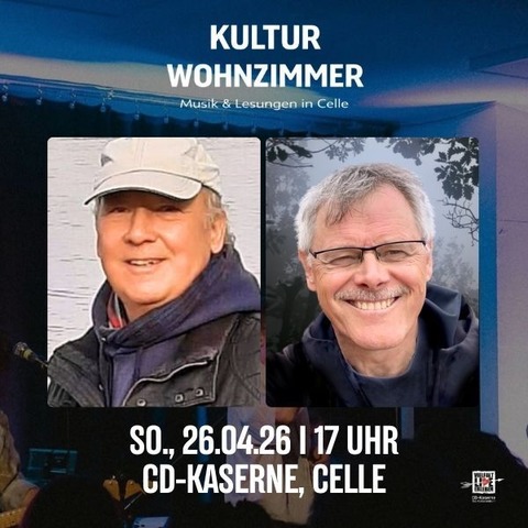 SchreibNetzwerkCelle pr�sentiert: Karl-Heinz F�ste & Klaus Kronm�ller - Ein Abend im Zeichen des Mittelalters - Wohnzimmerlesung in Halle 13 - Celle - 26.04.2026 17:00