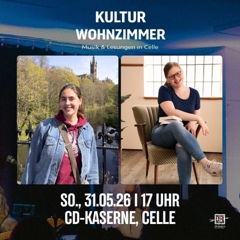 SchreibNetzwerkCelle pr�sentiert: Marina Maass - Liebe zwischen Spannung und Alltag - Wohnzimmerlesung in Halle 13 - Wohnzimmerlesung in Halle 13 - Celle - 31.05.2026 17:00