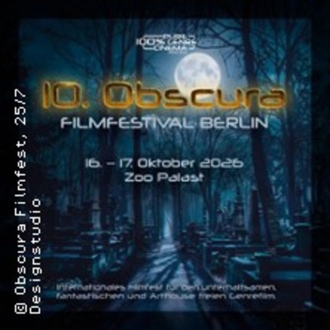 10. Obscura Filmfestival Berlin - Berlin - 16.10.2026 19:00
