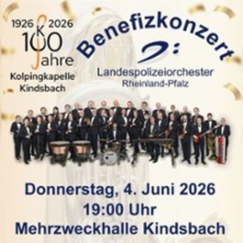 Konzert des Landespolizeiorchester RLP - KINDSBACH - 04.06.2026 19:00
