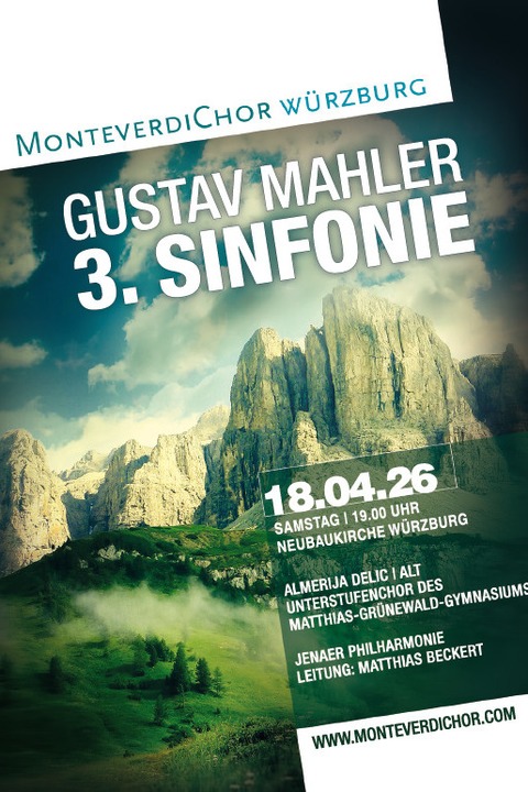 W�rzburger Chorsinfonik - G. Mahler: 3. Sinfonie - W�rzburg - 18.04.2026 19:00