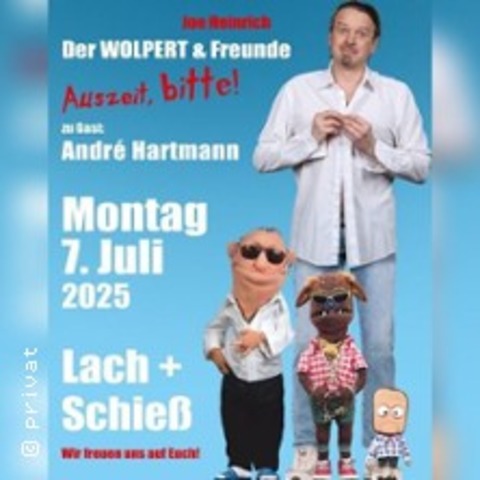 Joe Heinrich - Der Wolpert & Freunde - Auszeit Bitte! - M�NCHEN - 09.09.2026 20:00