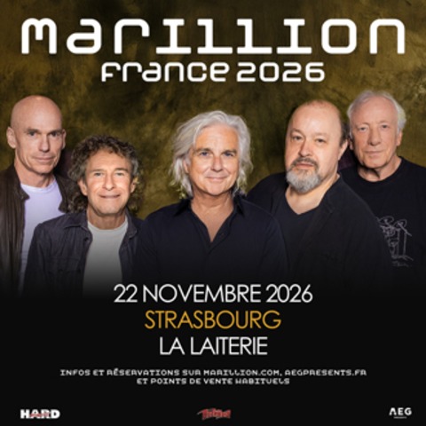 Marillion + Guest - Stra�burg - 22.11.2026 19:00