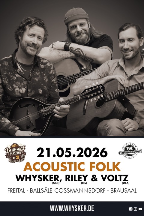 Acoustic-Folk im Brausaal - FREITAL - 21.05.2026 19:30
