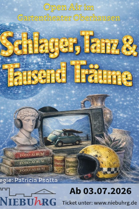 Schlager, Tanz und tausend Tr�ume - Open Air im Gartentheater Oberhausen - Oberhausen - 24.07.2026 19:00