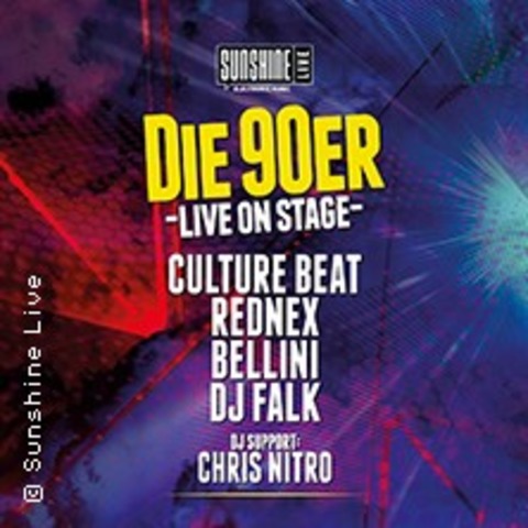 Sunshine live - Die 90er on Stage - Zwickau - 03.07.2026 19:30