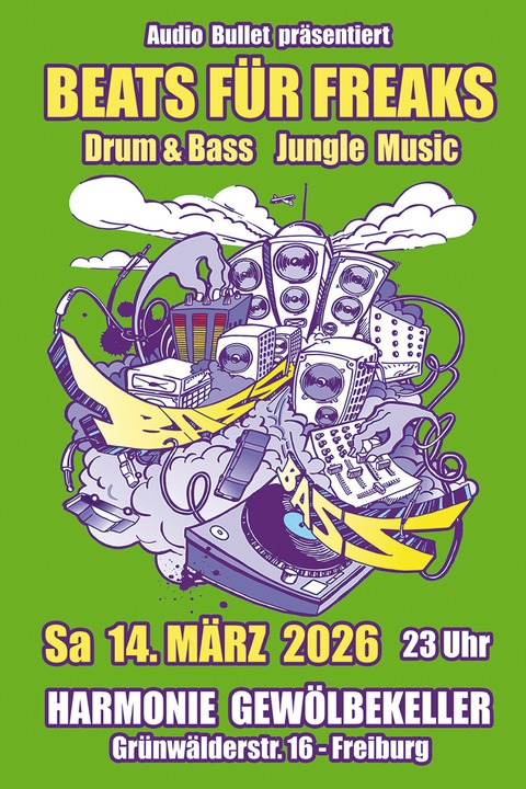 BEATS F�R FREAKS - Freiburg - 14.03.2026 23:00