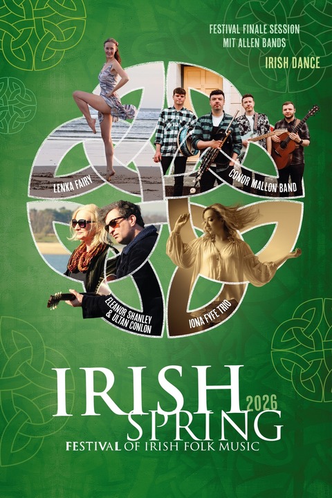 Irish Spring Festival 2026 - mit Eleanor Shanley, Ultan Conlon, Conor Mallon Band, Iona Fyfe Trio und Lenka Fairy - Dinslaken - 16.03.2026 20:00