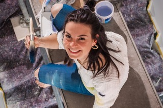 Kunst-Workshop mit Debora Weisser - Papier, Tinte und Materialkombination im kreativen Atelier