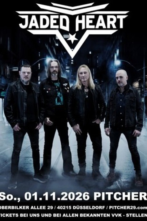 Jaded Heart - D�sseldorf - 01.11.2026 18:00