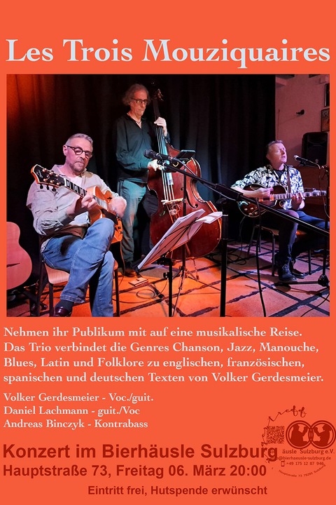Les Trois Muziquaires - Sulzburg - 06.03.2026 20:00