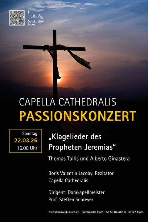 Passionskonzert 2026 - Passion - Der Prozess - Essen - 22.03.2026 16:00
