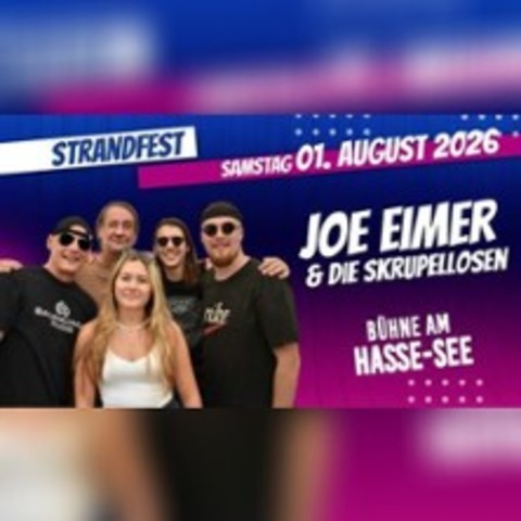 Strandfest mit Joe Eimer & Die Skrupellose - BRAUNSBEDRA - 01.08.2026 20:00
