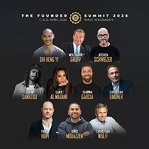 The Founder Summit 2026 - Wiesbaden - 11.04.2026 09:00