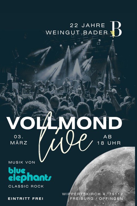 Vollmond Live - Freiburg - 03.03.2026 18:00