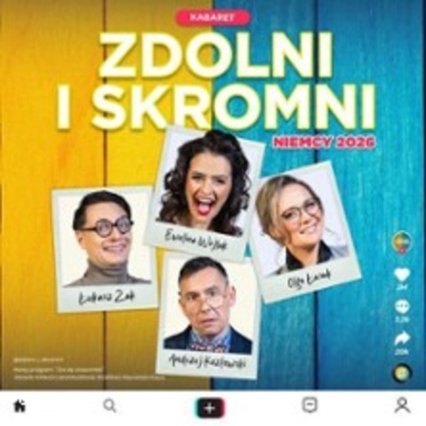 Kabaret Zdolni i Skromni - FRANKFURT - 25.09.2026 19:00