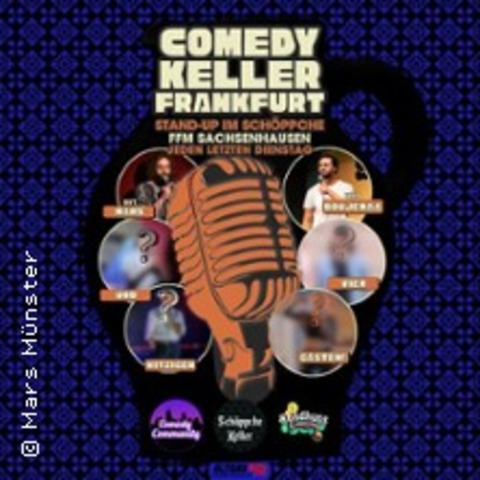 Comedy Keller Frankfurt - Die Stand-Up Comedy Show - FRANKFURT AM MAIN - 25.08.2026 20:00