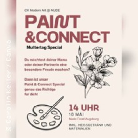Paint & Connect - Muttertag Special - AUGSBURG - 10.05.2026 14:00