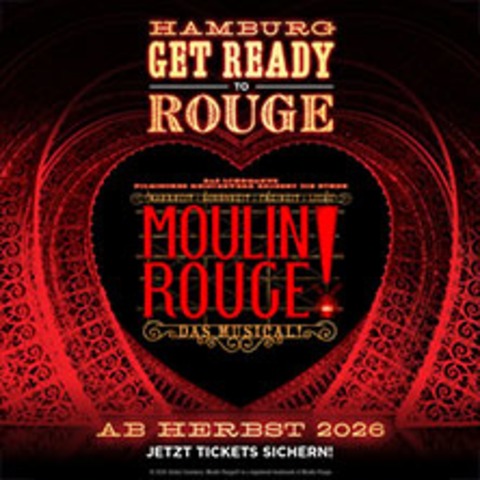 Open Bar Upgrade - Moulin Rouge! Das Musical - HAMBURG - 17.05.2027 14:30