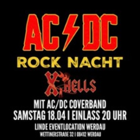 AC/DC Rocknacht mit AC/DC Coverband - X Hells - WERDAU - 18.04.2026 20:00