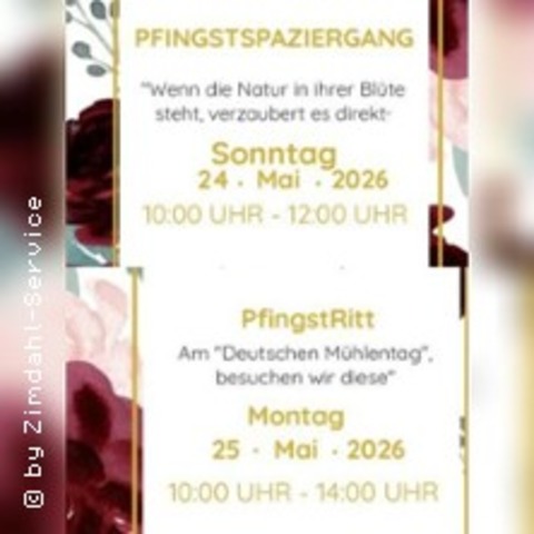 Pfingsttage - SEEGEBIET MANSFELDER LAND - 24.05.2026 10:00