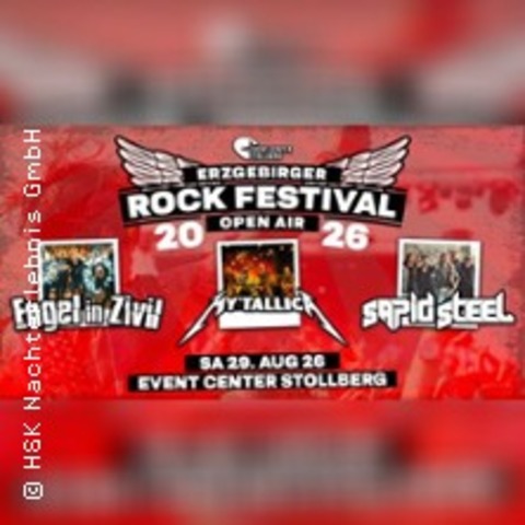 Erzgebirger Rock Festival - Open-Air - STOLLBERG - 29.08.2026 17:00