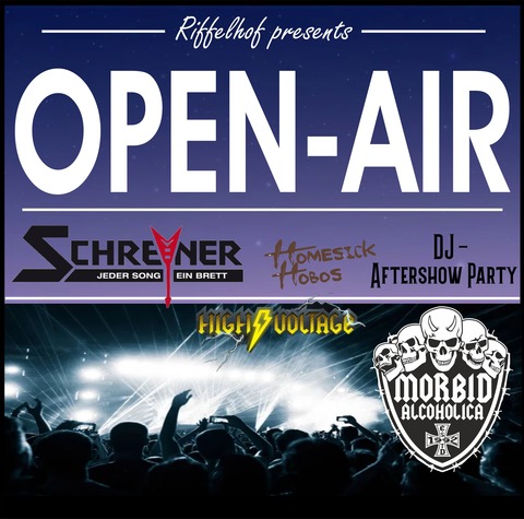 Riffelhofer Dorffest Open Air - Schreyner, Morbid Alcoholica, Homesick Hobos, High Voltage - Burgrieden - 19.06.2026 20:00
