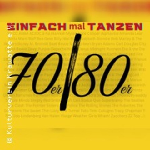 EINFACH mal TANZEN - BARSINGHAUSEN - 18.04.2026 19:30