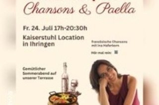 Soir�e Fran�aise – Chansons & Paella