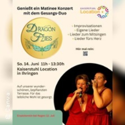 Dragonflies - Gesangs-Duo Rebecca von Faber & Carola F�rba� - Matineekonzert - Ihringen - 14.06.2026 11:00