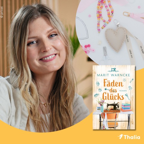 Lesung und DIY Workshop mit Marit Warncke „F�den des Gl�cks“ - Hamburg - 09.04.2026 20:00