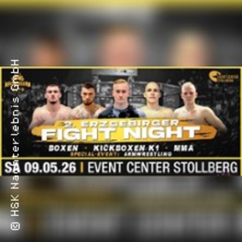 2. Erzgebirger Fight Night - STOLLBERG - 09.05.2026 18:30
