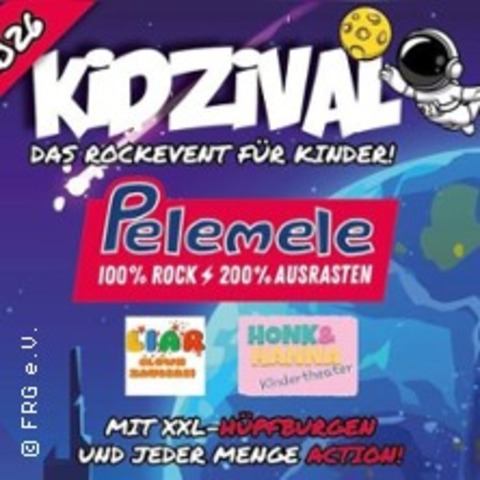 Kidzival 2026 - Mit Honk & Hanna, Zauberclown Liar und Pelemele - GLADBECK - 13.06.2026 11:30