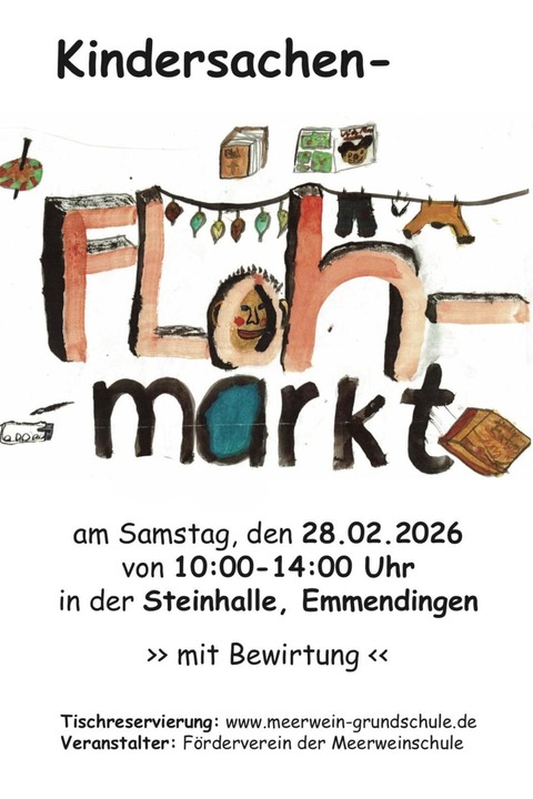 Gro�er Kindersachenflohmarkt - Emmendingen - 28.02.2026 10:00