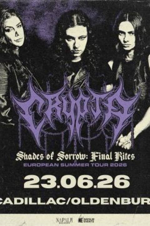 Crypta - „Shades Of Sorrow: Final Rites“ Europa Tour '26 - Oldenburg - 23.06.2026 19:00