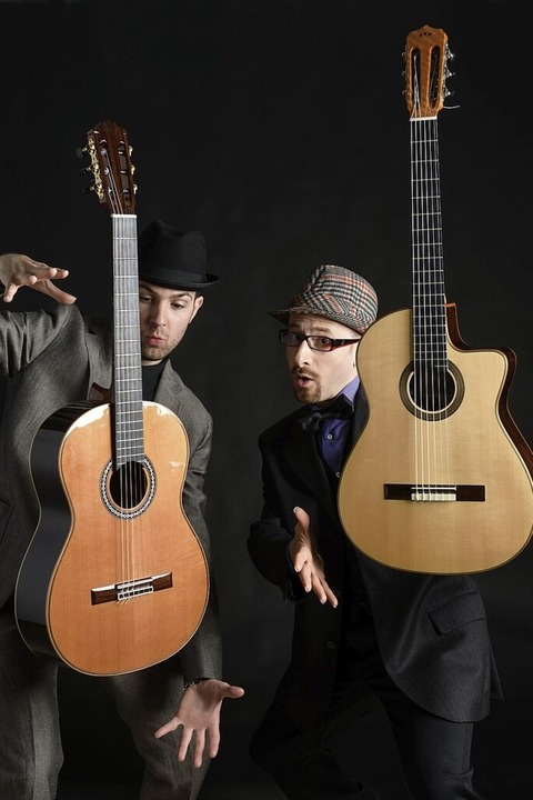 Zum Jubil�um des F�rdervereins Kunst und Kultur in Steinen kommt das virtuose Bruskers Gitarren-Duo - Badische Zeitung TICKET