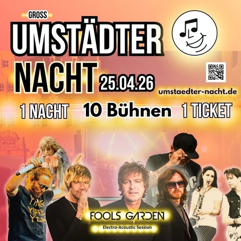 Gro� Umst�dter Nacht - die lange Nacht der Livemusik - Gro�-Umstadt - 25.04.2026 19:30