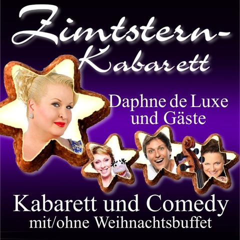 Zimtstern-Kabarett 2026 - Daphne de Luxe und G�ste: Boris Stijelja - Rebecca Carrington - Andrea Bongers - Hannover - 12.12.2026 20:00