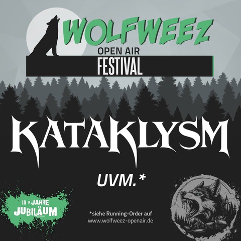WOLFWEEZ OpenAir Festival - 2026 - Tagesticket Samstag - Dietingen - 04.07.2026 16:00