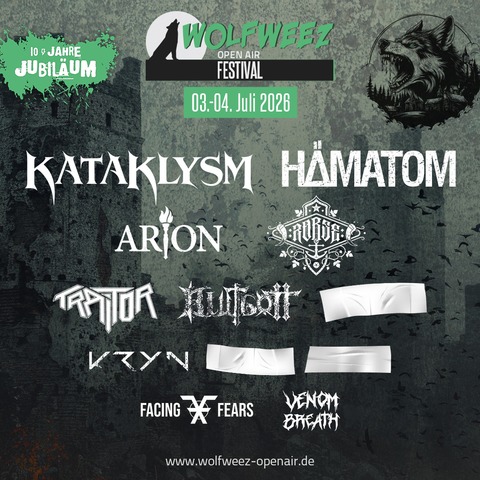 WOLFWEEZ OpenAir Festival - 2026 - Kombiticket - Dietingen - 03.07.2026 17:00