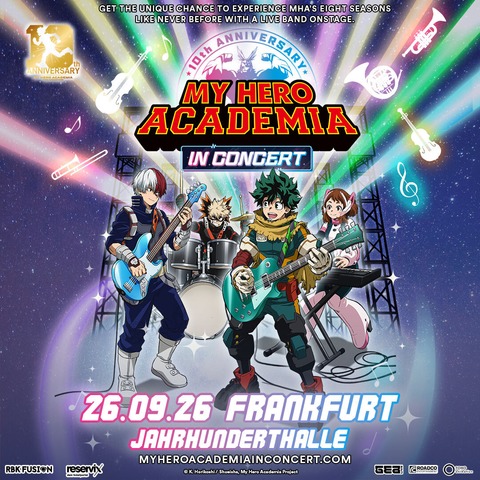My Hero Academia - In Concert 2026 - Frankfurt am Main - 26.09.2026 20:00