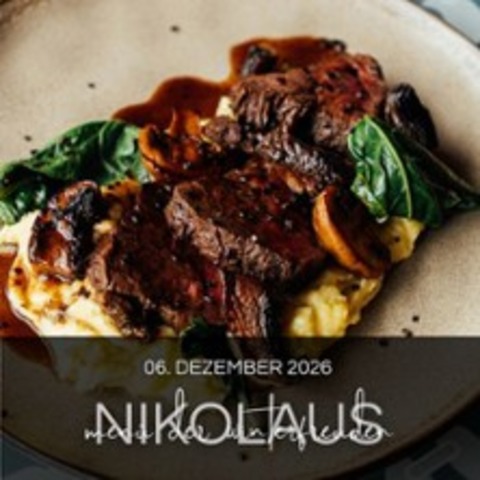 Nikolaus: Festliches Dinner - Karlsruhe - 06.12.2026 18:00