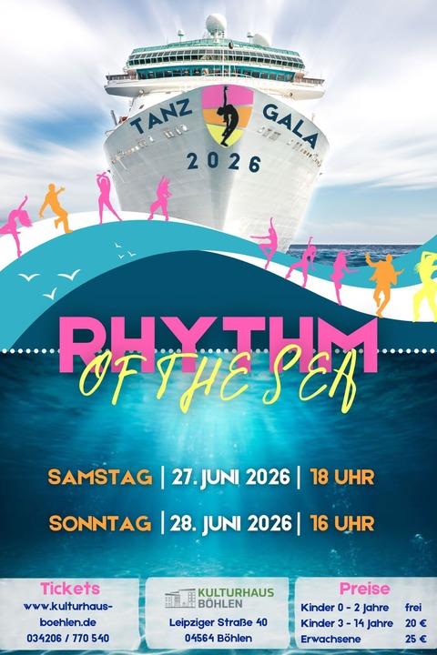TFZ Tanzgala 2026 - Rhythm of the Sea - B�hlen - 27.06.2026 18:00