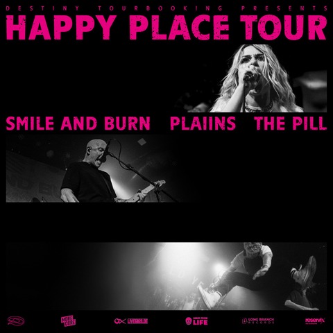 Smile and Burn + PLAIINS + THE PILL - Happy Place Tour - Leipzig - 07.11.2026 19:30
