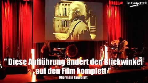 Nosferatu ist zur�ck - neu und anders. - zeitlose, ber�hrende Kl�nge und Melodien zur Neuentdeckung eines filmischen Mythos - Schwerin - 09.10.2026 20:00