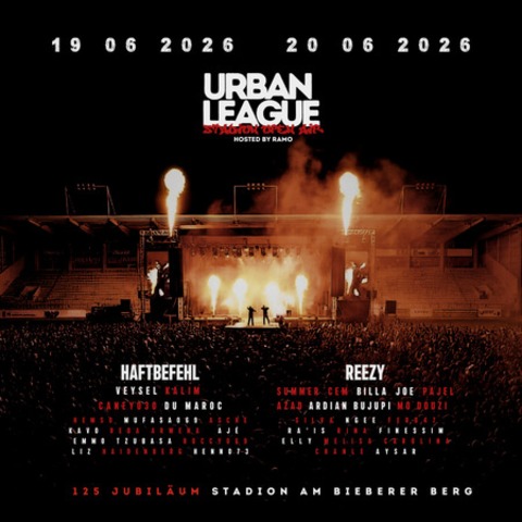 URBAN LEAGUE - Stadion Open Air - Offenbach - 20.06.2026 16:00