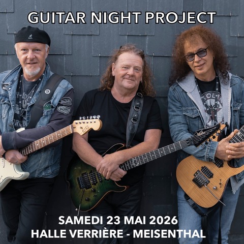Guitar Night Project avec Pat'O May + Patrick Rondat + Fred Chapellier - Meisenthal - 23.05.2026 20:00