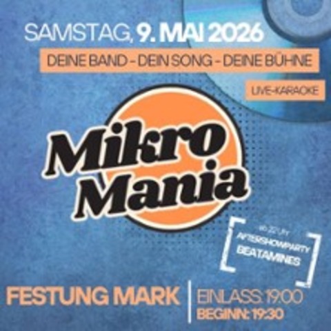 MikroMania - Live-Karaoke - Magdeburg - 09.05.2026 19:30